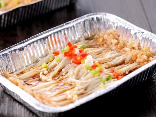 宁陵锡纸烤金针菇